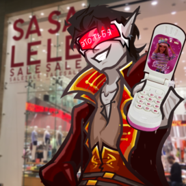 Скетч с персонажем