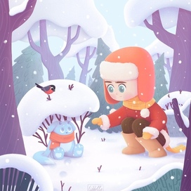 Находка в зимнем лесу