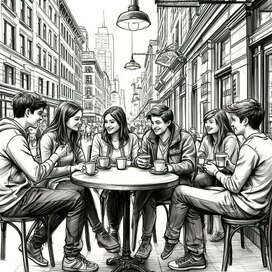 уличное кафе