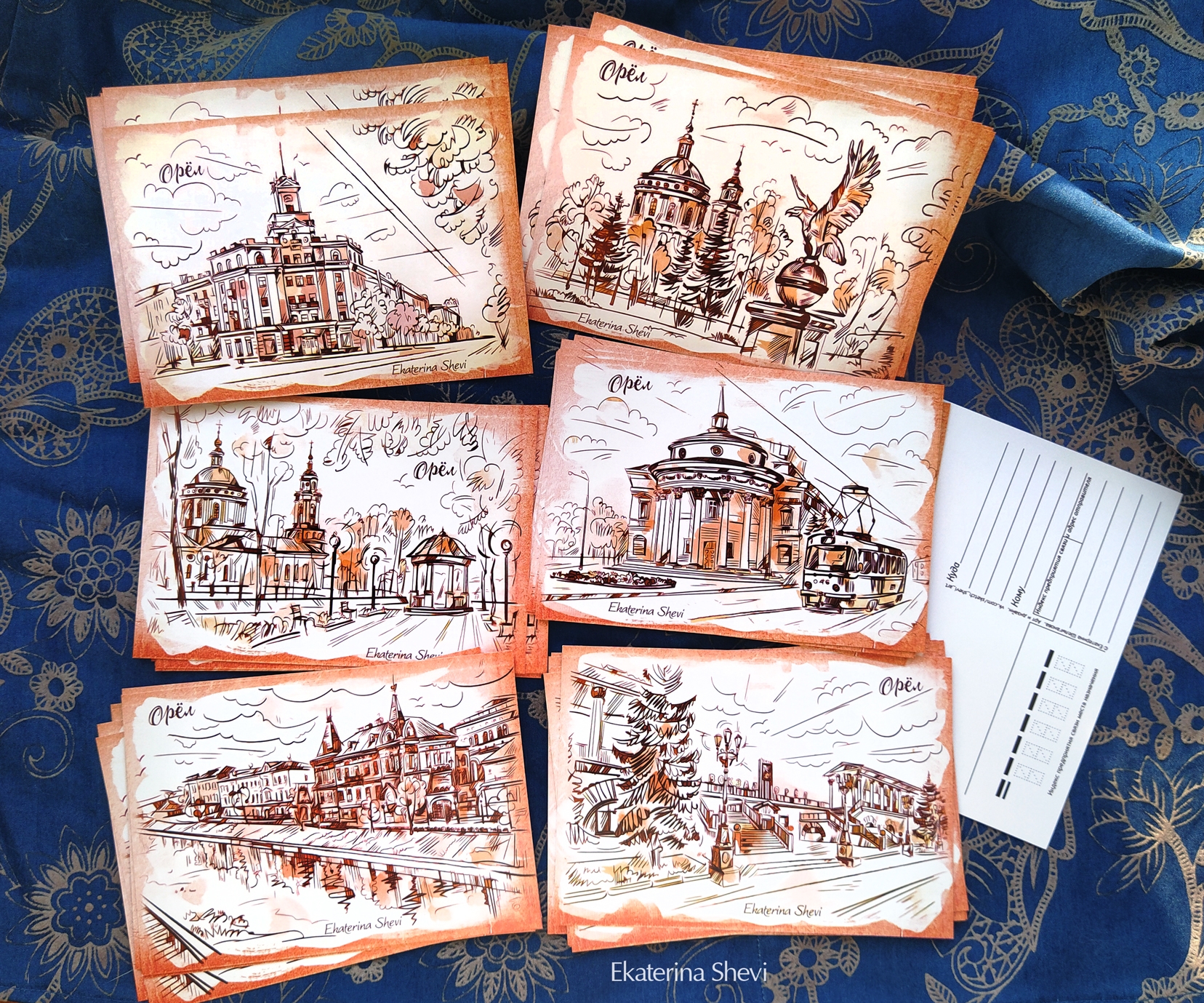 Графика "Город Орёл"