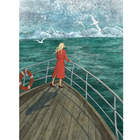 Illustration for the book « The Girl with alabaster skin»