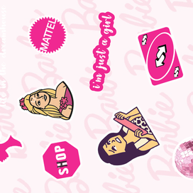 stickerpack barbie