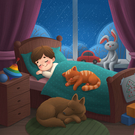 Иллюстрация для книги "Новый год"