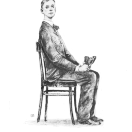 Ф. М. Достоевский "Подросток" шмуцтитул к 1 главе