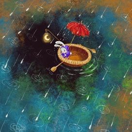 Однажды начался дождь и не прекращался. За это время мы узнали все виды дождя: прямой дождь, косой дождь, горизонтальный дождь, и даже дождь, который идёт снизу вверх. 