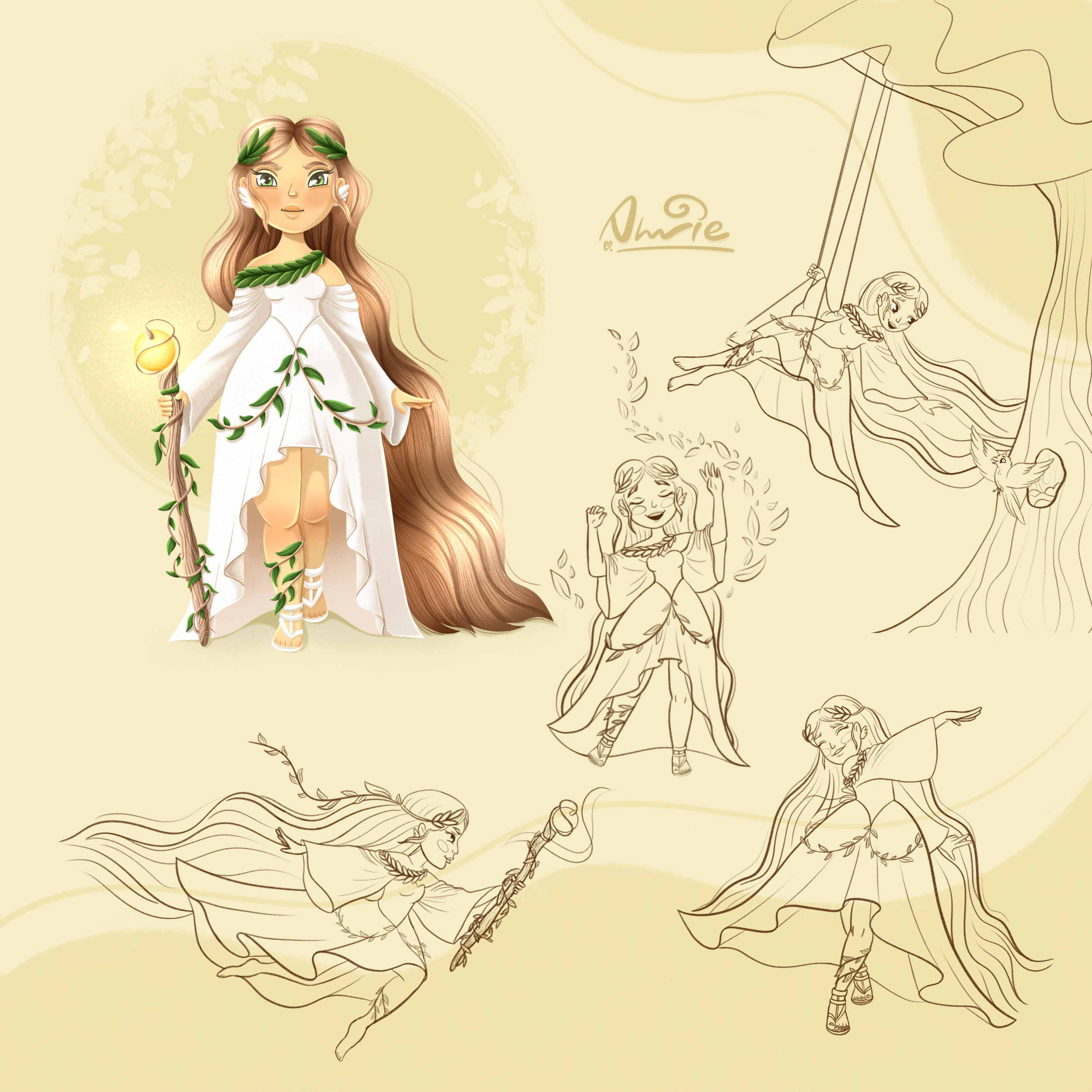 Лесная нимфа Тиара