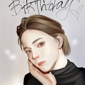 портрет открытка 