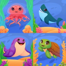Морские обитатели 