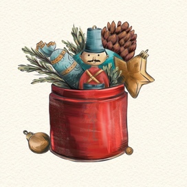 новогодняя иллюстрация