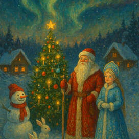 открытка С Новым Годом