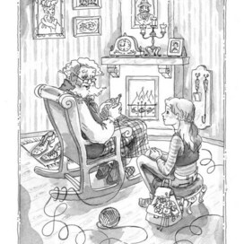 Иллюстрация к книге Надеи Ясминской "Восковой волшебник"