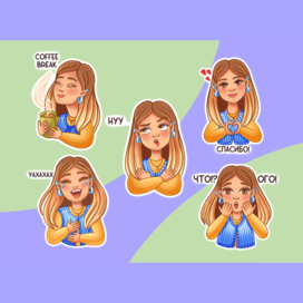 Стикеры для Телеграм