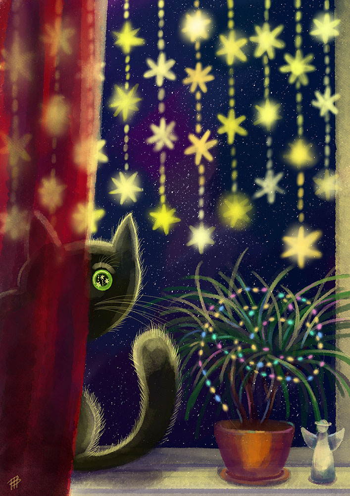 Новогодний котик 3