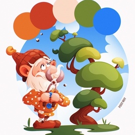 Домовенок садовод