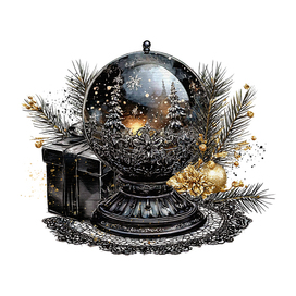 HappyNewYear - Золото на черном