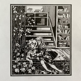 Девочка в деревне