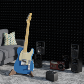Гитара в студии 