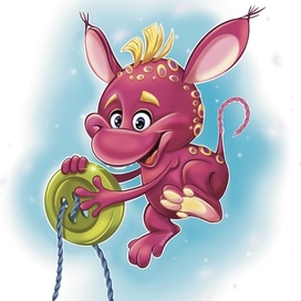 Пуговичный монстрик