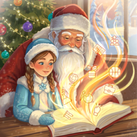 Открытка "Ярких открытий в новом 2026 году!"