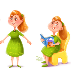 персонаж мама, для анимационного мультика 