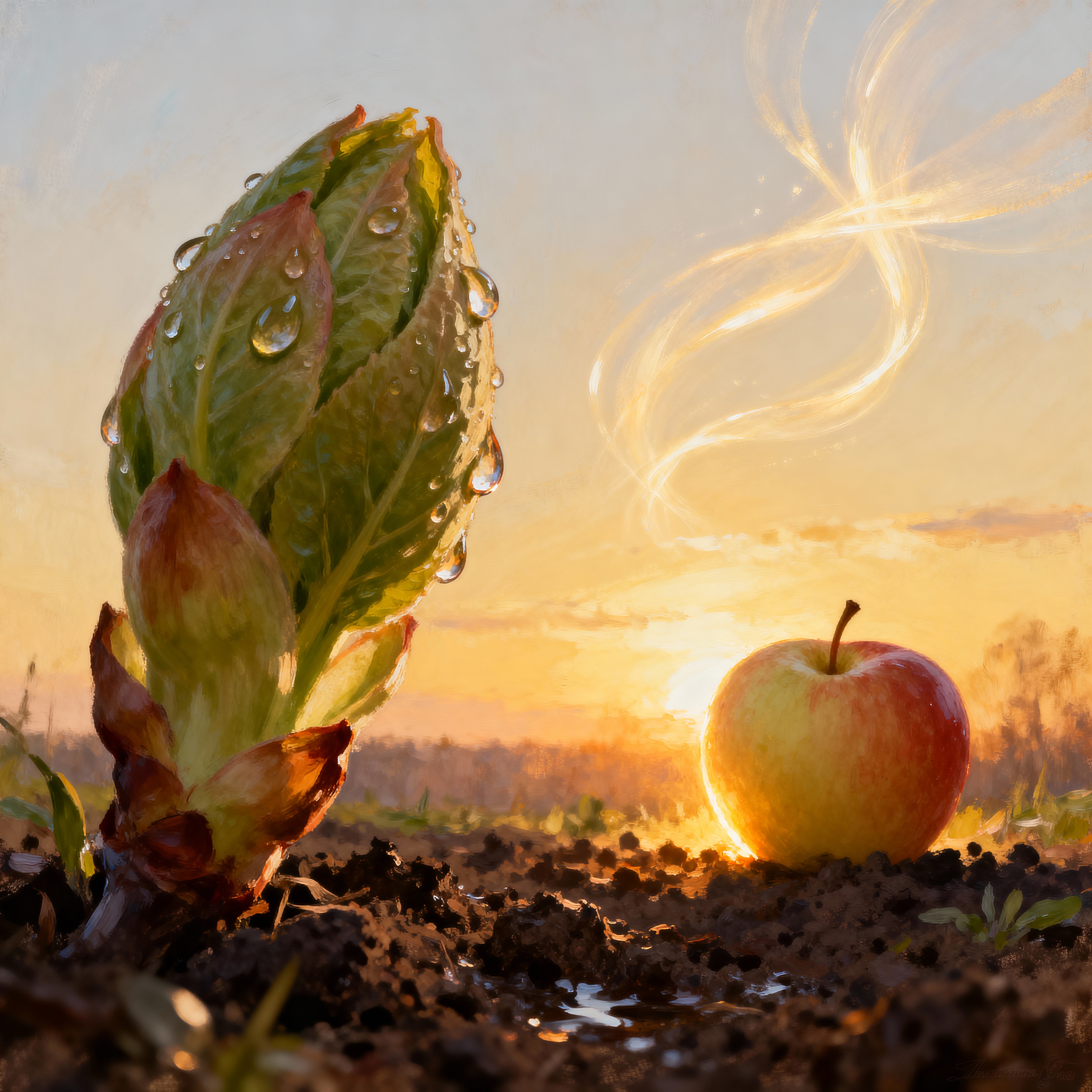 запах почек , запах яблок