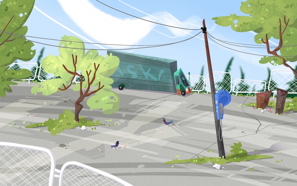 Фон для анимационного фильма