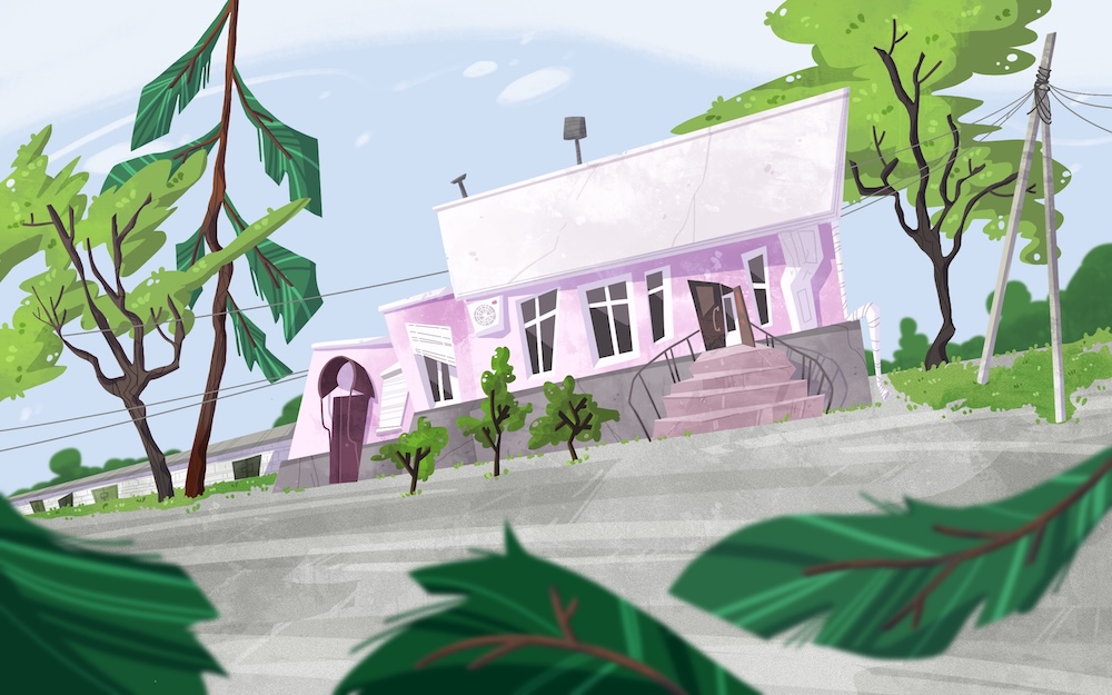 Фон для анимационного фильма