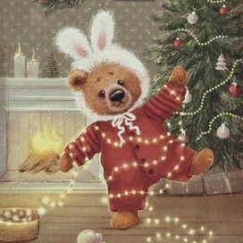 Новогодний медвежонок 