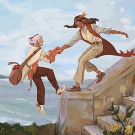 Книжная иллюстрация "Фестиваль"