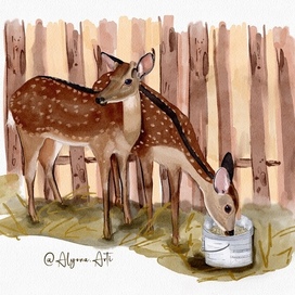 Оленята Лёня и Леня