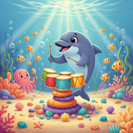 Дельфин барабанщик