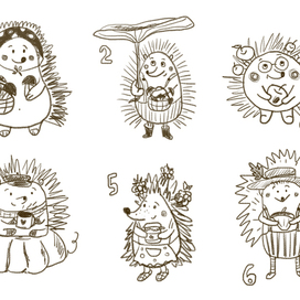 Ежики. Поиск формы