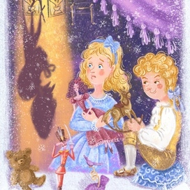 Иллюстрация  к сказке Э.А. Гофмана «Щелкунчик»