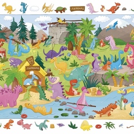 Пазл «Динозавры»