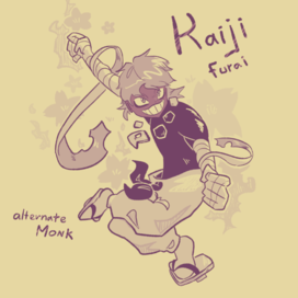 kaji furai character art