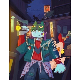 Ночная вылазка. Персонажи. История