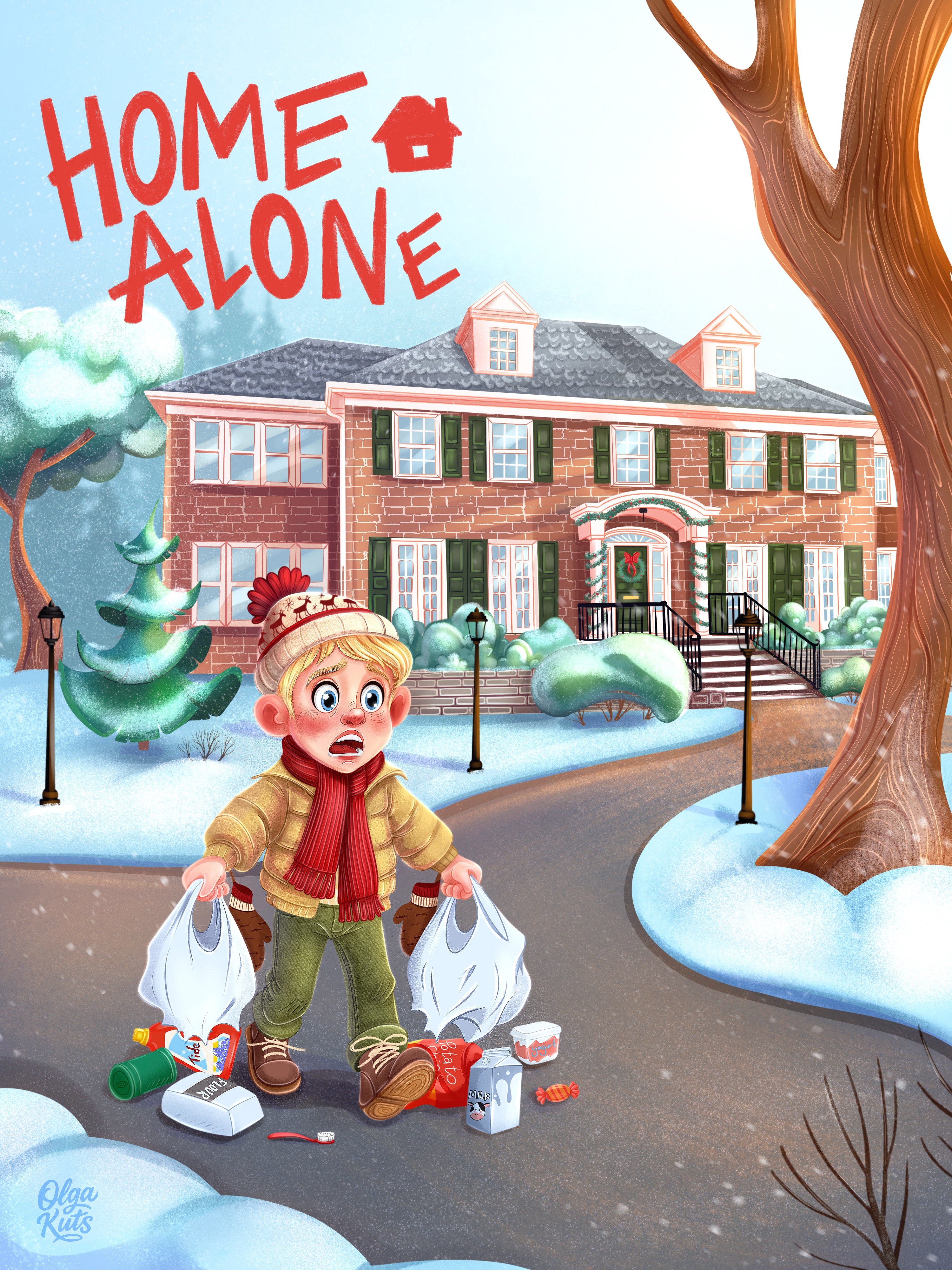 Один дома (фанарт)