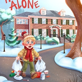 Один дома (фанарт)