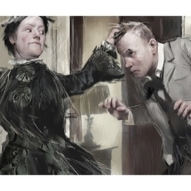 Ф. М. Достоевский "Подросток" заставка к 12 главе