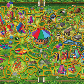 лабиринт к книге "Пиноккио" издательство "Открытая книга"