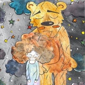 Девочка и медведь