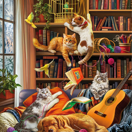 Пушистые охотники