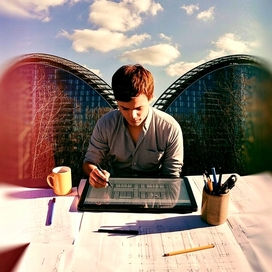 Архитектор за работой