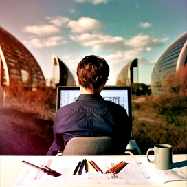 Архитектор за работой