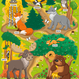 Иллюстрация для ковриков Mamagoods