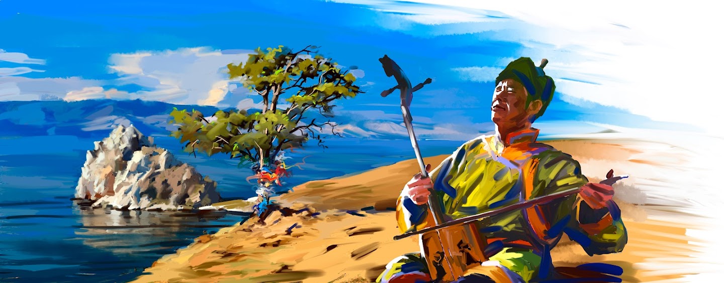 Иллюстрация ко дню озера Байкал.