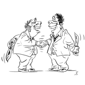 Иллюстрация ко дню мирного сосуществования.