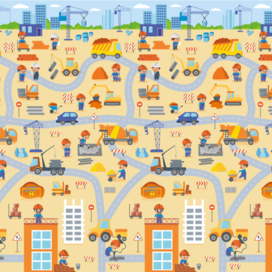 Иллюстрация для детских ковриков