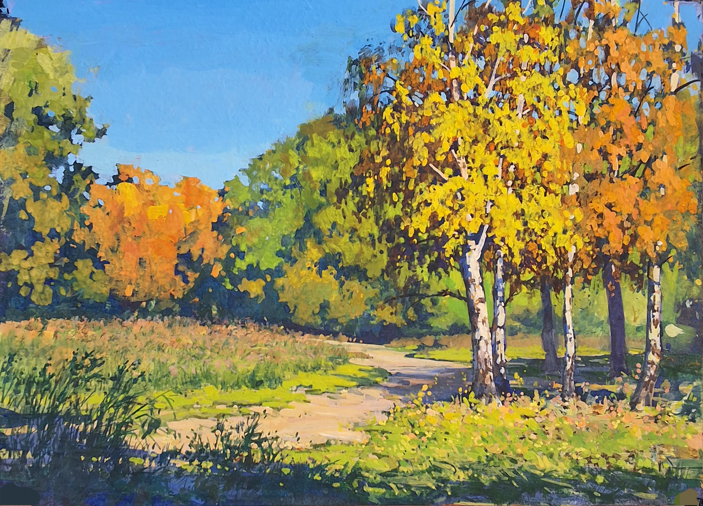 Осенний денёк в Шуваловском парке.