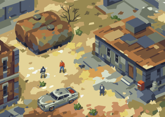Иллюстрация Atomic Winds в стиле 2d, game dev | Illustrators.ru